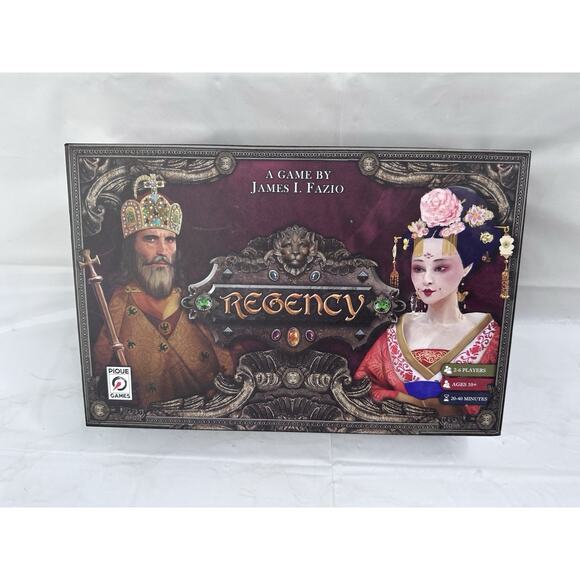 Regency Board Game Pique Games 2021 Pre Owned Complete - Picture 1 of 6